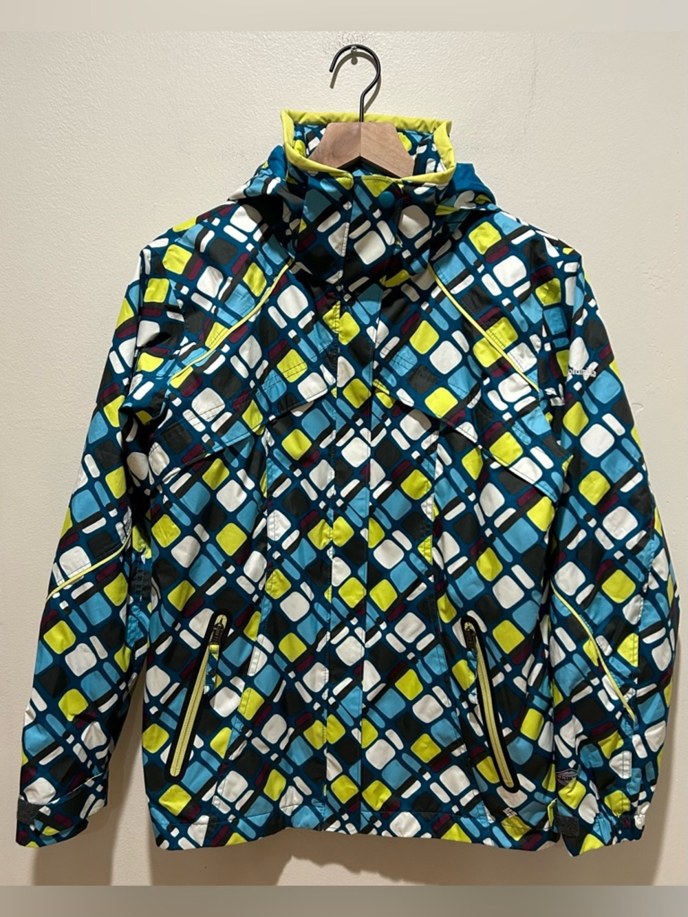 Columbia Sportswear Bugaboo Blue Design Outer Shell Coat - Girl’s Size 14/16